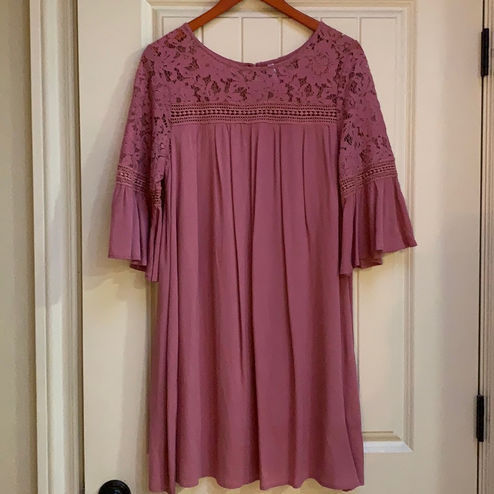 Casual dressy pink dress